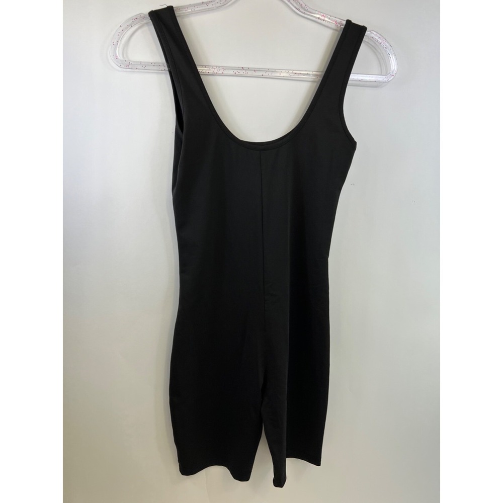 Lu Feng Seamless Full Torso Tank Top Shaper Bodysuit, Black Women's Size S